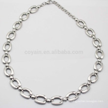 2015 Neue künstliche Schmuck Einfache Silber Halskette Ketten Bulk China